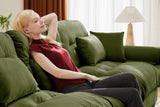 CLOUDIES 134" 3 Seater Sofa with 1 Ottoman