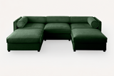 HARMONY 109" 3-Seater Sofa with 2 Ottomans
