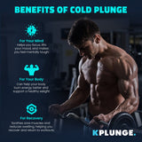 All-in-One Cold Plunge and Hot Tub with Built-in Chiller, Lights, and WiFi in Blue