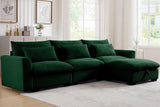 PERTH 122" 3-Seater Sofa with 1 ottoman