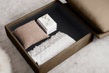 PERTH 86" Loveseat with 2 Ottomans