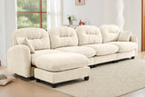 MOLLY 140" 4 Seater Sofa with 1 Ottoman