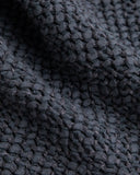 Dark gray waffle blanket