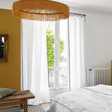100% Linen Edge Embroidery Curtain (Set Of 2)