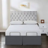 400TC Cotton Sateen Detachable Wrap Around Tailored Bed Skirt