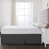400TC Cotton Sateen Detachable Wrap Around Tailored Bed Skirt