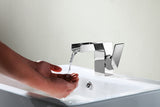 Zhona Series Single Hole Single-Handle Low-Arc Bathroom Faucet in Polished Chrome