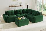 CORDELIA 116" 4-Seater Sectional with 1 Ottoman