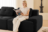 CORDELIA 117" 3-Seater Sofa with 2 Ottomans
