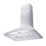 CIARRA Powerful Set: 30 Inch Wall Mount Range Hood + 30 Inch Built-In Induction Cooktop(CAS75206P+CABIH304B)