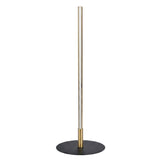 Dimond Black LED Table Lamp with On/Off Switch Round Metal Base