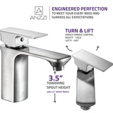 Promenade Single Hole Single Handle Bathroom Faucet in Brushed Nickel