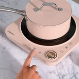Ciarra Donut Portable Induction Cooktop, 1500W Electric Countertop Burner | Sakura Candy
