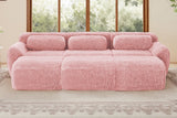 MELLOW 114" 3-Seater Sofa with 3 Ottomans