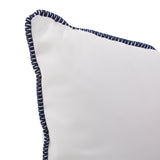 20 x 20 Outdoor Pillow with Dec Cord- Seascape Natural- Poly Insert