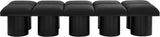 Pavilion - 10 Piece Modular Bench With Black Base