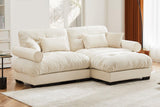 CLOUDIES 94" Loveseat with 1 Ottoman