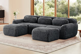 MELLOW 114" 3-Seater Sofa with 2 Ottomans