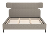 Dusa King Bed Olive Brown