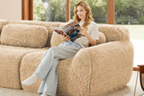 MELLOW 149" 4-Seater Sofa with 2 Ottomans