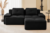 CORDELIA 82" Loveseat with 1 Ottoman