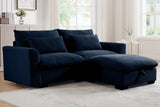 PERTH 86" Loveseat with 1 Ottoman
