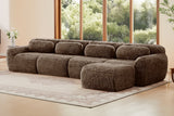 MELLOW 149" 4-Seater Sofa with 1 Ottoman