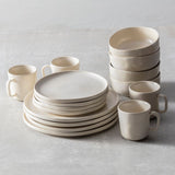 Cloud Terre® X Fortessa® Collection No 3 Sand 16pc Dinnerware Set