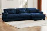 CLOUDIES 134" 3 Seater Sofa with 1 Ottoman