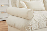 CLOUDIES 134" 3 Seater Sofa with 2 Ottomans