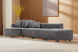 LUNOR 155" 4-Seaters Sectional