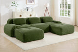 MIA 117'' 3-Seater Sofa with 2 Ottomans