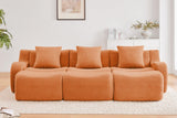 ROMA 115.3" 3-Seater Sofa with 3 Ottomans