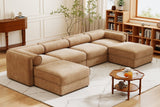 HARMONY 142" 4-Seater Sofa with 2 Ottomans