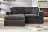 ZORVA 78" Loveseat with 1 Ottoman