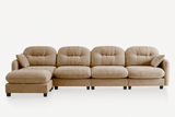 MOLLY 140" 4 Seater Sofa with 1 Ottoman