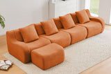 ROMA 148" 4-Seater Sofa with 1 Ottoman