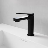 ANZZI Contemporary Single Hole Faucet, Low Arc Spout (6.34" H), 1.2 GPM Water-Saving, Durable Brass Construction, Rhino-Alloy Certified, Various Finishes