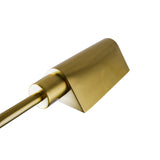 Elara Floor Lamp Gold outer and White inner