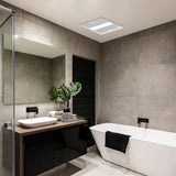 Ciarra Energy Star Bathroom Exhaust Fan with 11W LED Light – Quiet, Energy Efficient, Versatile Ventilation | CAEFL8