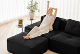 CORDELIA 116" 4-Seater Sectional with 1 Ottoman
