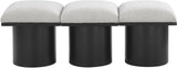 Pavilion - 3 Piece Modular Bench With Black Base