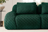 LAURENT 82" Loveseat with 1 Ottoman