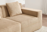 MARTHA 153" 4-Seater Sofa with 1 Ottoman