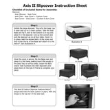 Axis 2pc Sectional Atlantis Black Titanium Frame