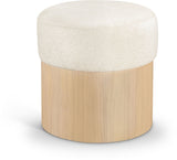 Nimes - Ottoman / Stool With Natural Base