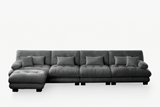 CLOUDIES 173" 4 Seater Sofa with 1 Ottoman