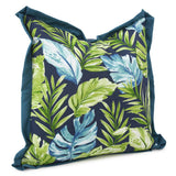 20 x 20 Outdoor Pillow Cardoon Indigo - Poly Insert