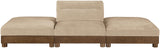 Turin - Chenille Fabric Upholstered Modular Sectional - Beige
