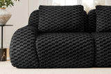LAURENT 82" Loveseat with 1 Ottoman